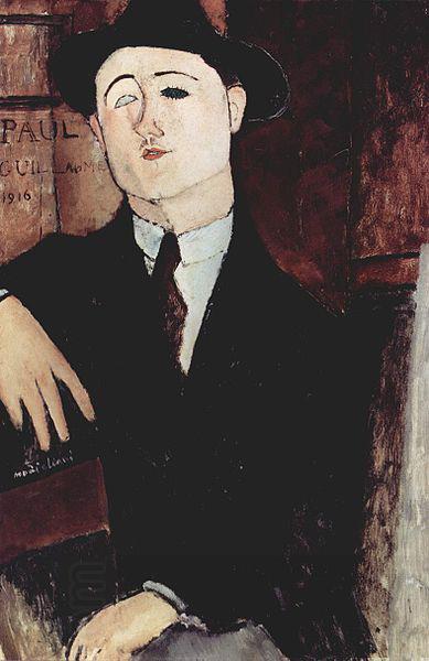 Amedeo Modigliani Portrat des Paul Guillaume oil painting picture